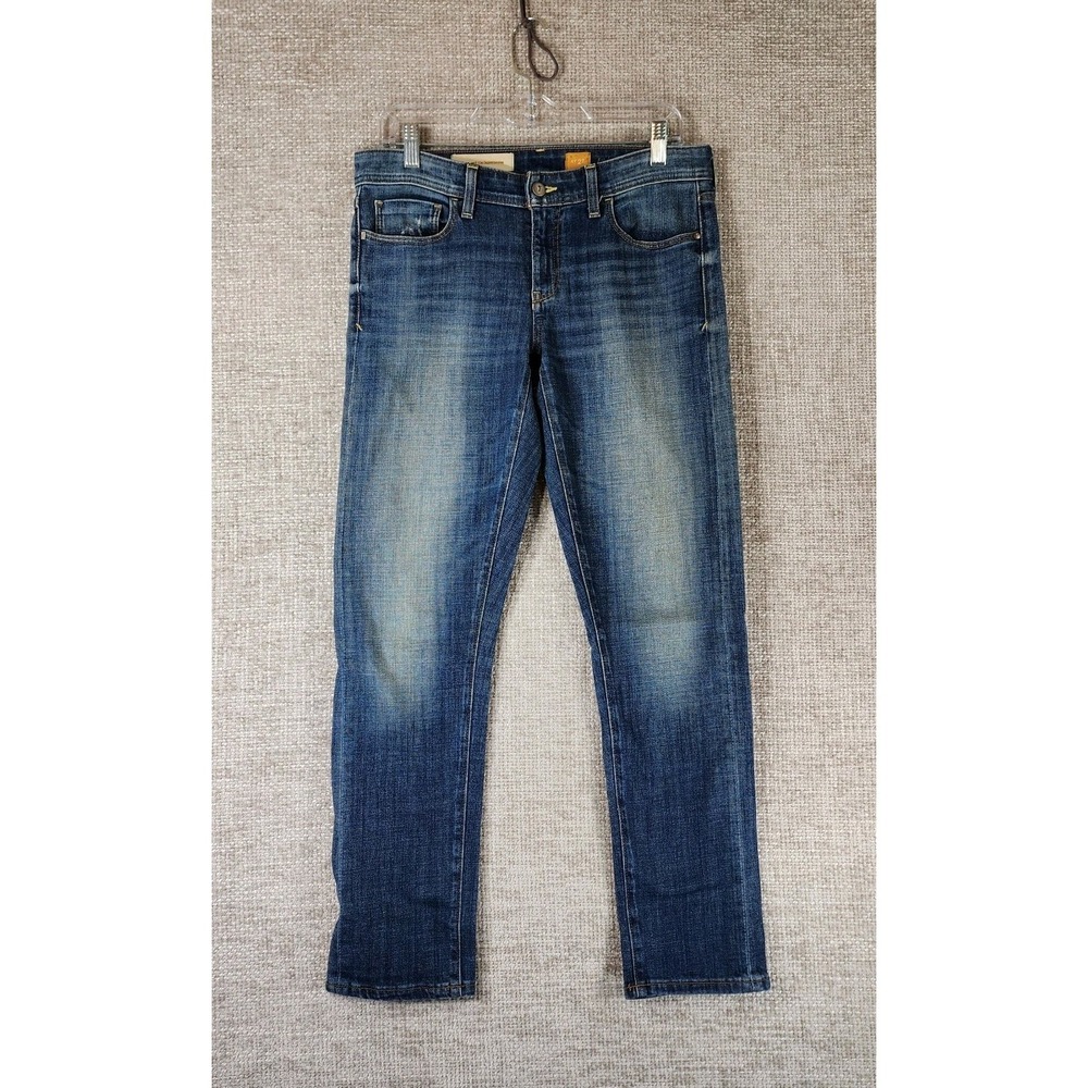 Anthropologie Pilcro & the Letterpress Hyphen Jeans No 27 Blue Straight 32x29